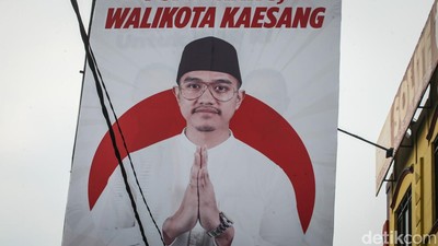 Kaesang Siap Jadi Depok Pertama, Balihonya Bersalin Rupa