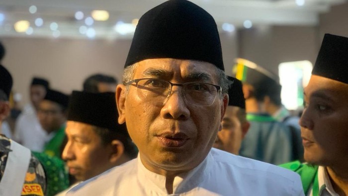 Ketua Umum PBNU Gus Yahya di Surabaya