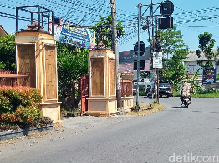 Lokasi pengeroyokan siswa SMP Klaten, wilayah Srago, Kecamatan Klaten Tengah. Diunggah Kamis (15/6/2023).
