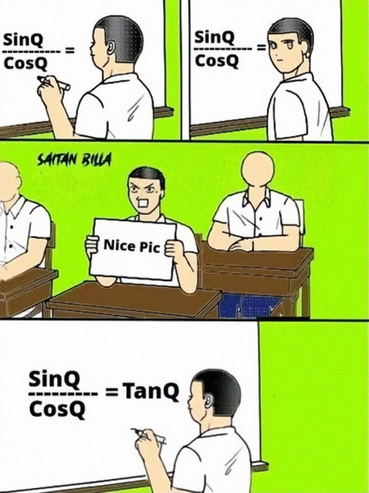 Meme yang Cuma Bisa Dipahami yang Jago Matematika notelibrary via Bored Panda