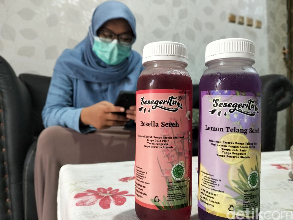 Minuman dari bunga telang