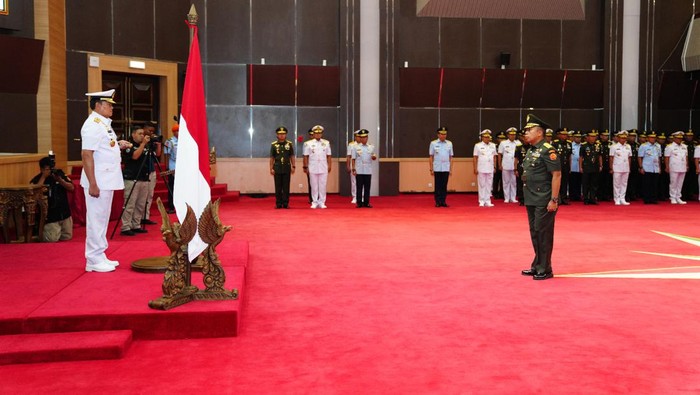Panglima TNI pimpin upacara kenaikan pangkat (dok istimewa)