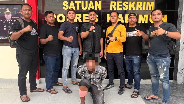 Pelaku ditangkap polisi. (Foto: Istimewa)