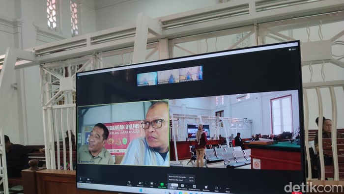 Persiapan sidang kasus korupsi PDAM Makassar Rp 20 miliar di PN Makassar, Kamis (15/6/2023). detikSulsel/Rasmilawanti Rustam