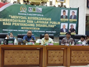 PPP Minta Pemerintah Sediakan Fasilitas Memadai bagi Disabilitas