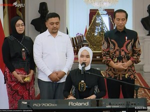 Ini Penampilan Putri Ariani Nyanyi di Istana
