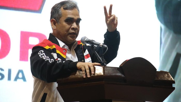 Sekjen Gerindra Ahmad Muzani menghadiri Rakorda DPD Gerindra Sumsel 14 Juni 2022