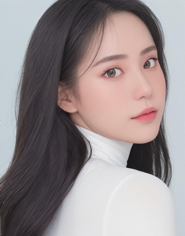 “Teteh Upik Grey klo jadi onnie korea KIM GUU MOH kira kira gini bentuknyaaaa,” tulisnya. Foto: Instagram