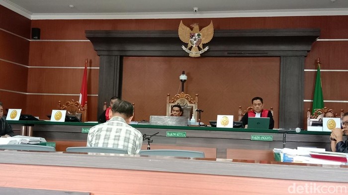 Sidang kasus korupsi TP Air Manado di PN Manado.