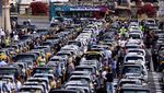 Sopir Taksi di Barcelona Demo, Protes Putusan Terkait Taksi Online