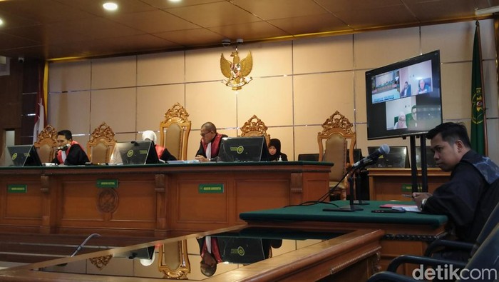 Suasana sidang vonis 2 PNS MA