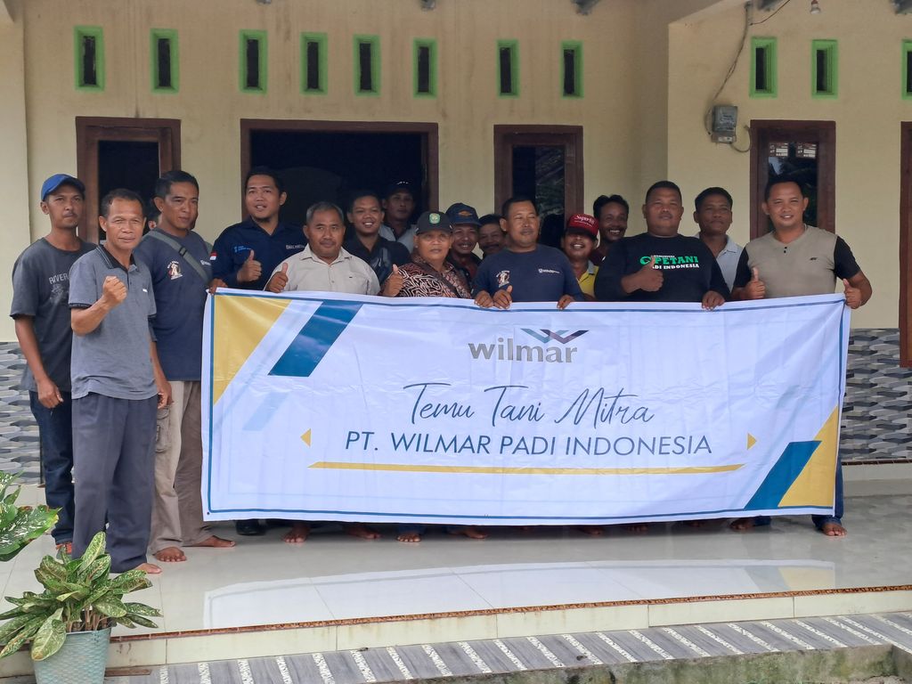 Temu Mitra antara pimpinan Petani Wilmar Padi Indonesia dan petani di Belitang 3