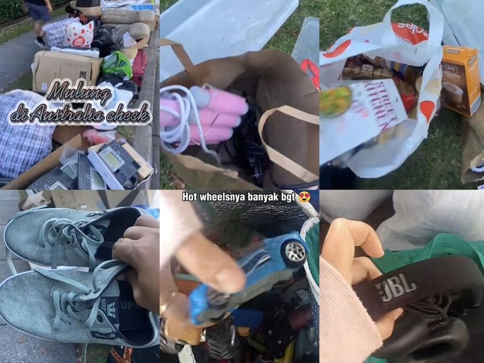 Wanita asal Indonesia ini mendadak memulung di Australia dan mendapatkan banyak ‘harta karun’ viral di media sosial.
