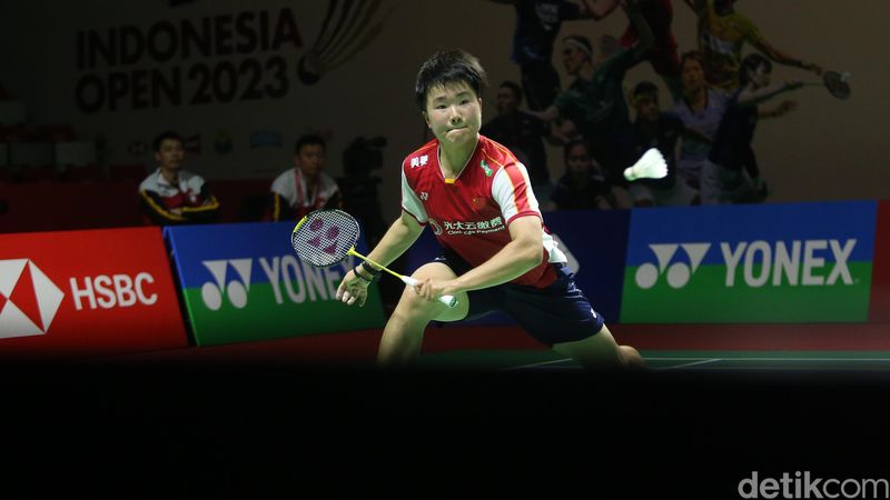 An Se Young berhasil mengalahkan He Bing Jiao di babak perempatfinal Indonesia Open 2023. Tunggal putri Korea Selatan itu pun lolos ke semifinal.