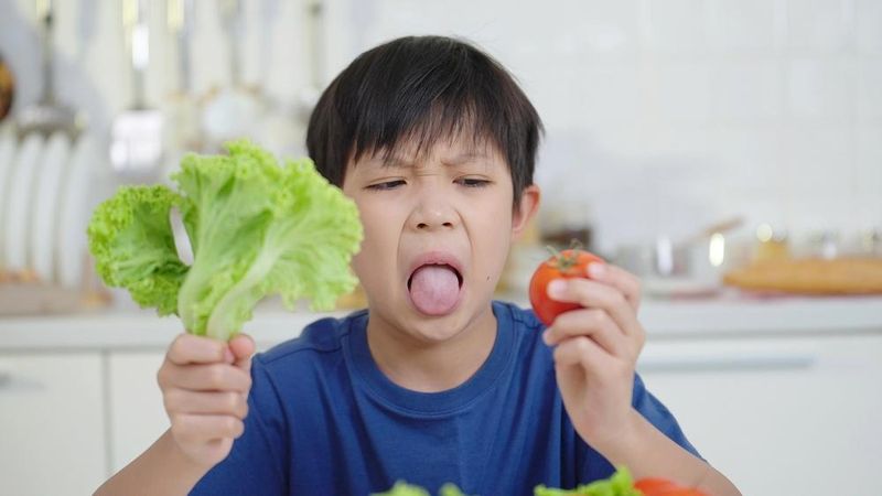 Anak Makan Sayur