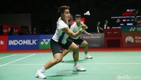 Di Istora GBK, Senayan, Jakarta, Jumat (16/6), Apri/Fadia yang unggulan keempat berhadapan dengan Yuki Fukushima/Sayaka Hirota yang merupakan unggulan ketujuh untuk memperebutkan tiket ke semifinal ganda putri.
