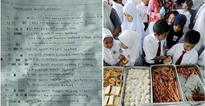 Duh! Pegawai Kantin Ini Kecewa Banyak Murid Ngaku Alergi Makanan