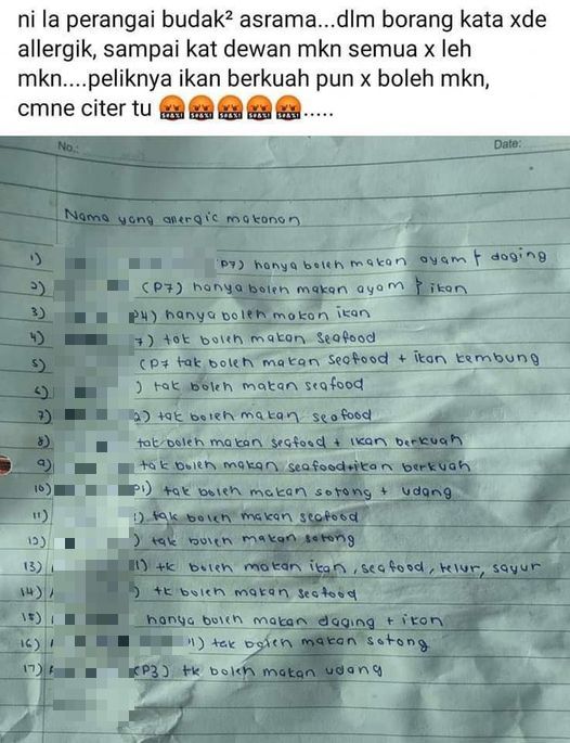 Duh! Pegawai Kantin Ini Kecewa Banyak Murid Ngaku Alergi Makanan
