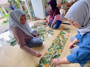 Kisah Pelaku UMKM Ecoprint di Tangsel Berbagi Ilmu Hingga ke Lapas Wanita