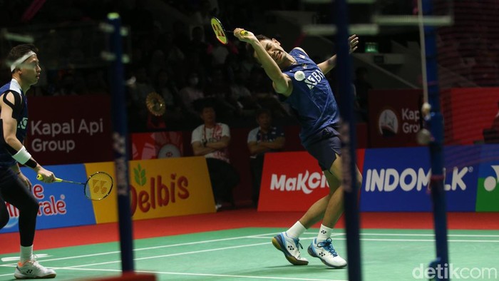 Fajar/Rian terhenti di Perempatfinal Indonesia Open 2023