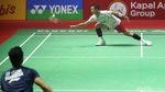 Ginting Kalahkan Jojo di Perang Saudara Indonesia Open 2023