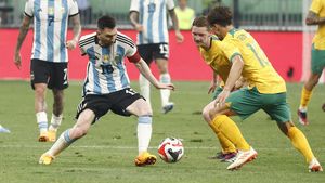 Gocekan Aduhai Lionel Messi Lawan Australia