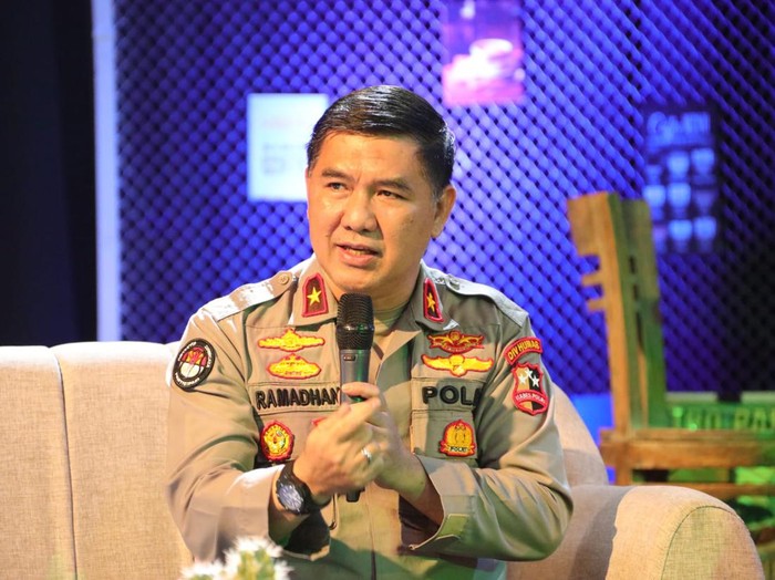 Kepala Biro Penerangan Masyarakat (Karo Penmas) Divisi Humas Polri Brigjen Ahmad Ramadhan (Rumondang/detikcom)
