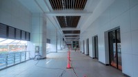 Progresnya, stasiun ini dalam tahap finishing.  