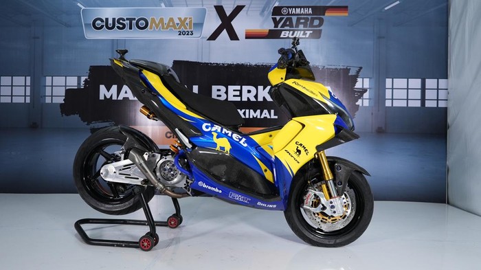Modifikasi Yamaha Aerox ala Valentino Rossi