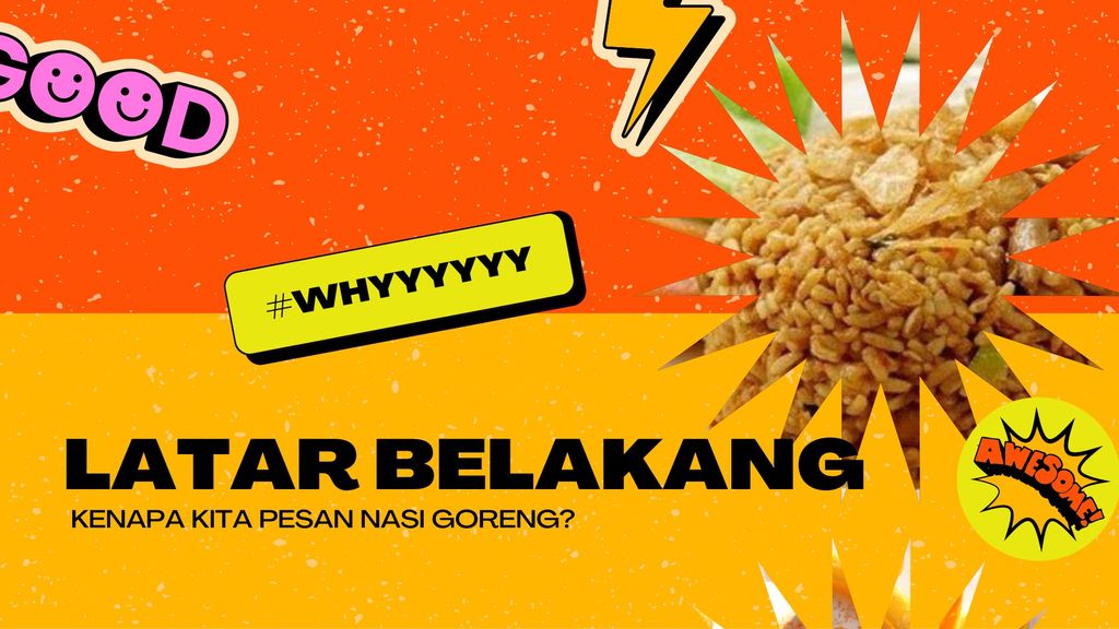 Tampilan presentasi untuk pesan nasi goreng