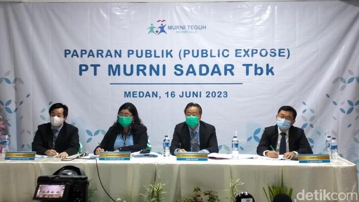 Paparan publik Murni Teguh Memorial Hospital. (Foto: Haris Molana/detikSumut)
