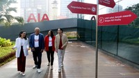 AIA menghadirkan proteksi jiwa AIA Melangkah Bersama, di Jakarta, Jumat (16/6/2023).