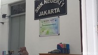 Posko pelayanan Penerimaan Peserta Didik Baru (PPDB) DKI Jakarta 2023 Sudin Wilayah I Jakarta Pusat, SMKN 1 Jakarta terlihat sepi pengunjung seminggu setelah PPDB berjalan. Foto: (Devita Savitri/detikcom)