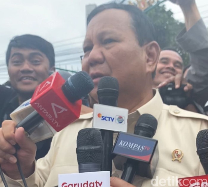 Prabowo Subianto (Firda Cynthia Anggrainy/detikcom).
