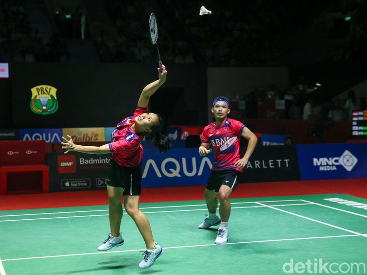 Rinov/Pitha Kalah di Perempatfinal Indonesia Open 2023