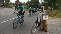 Culturide menyajikan sebuah selebrasi budaya, sejarah dan toleransi beragama yang dibalut dalam kegiatan olahraga bersepeda. (ANTARA FOTO/Sigit Kurniawan)  