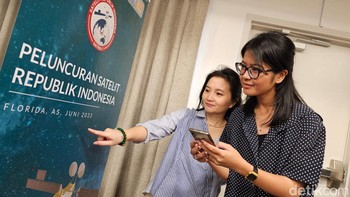 Kominfo meminta doa masyarakat Indonesia untuk kesuksesan peluncuran satelit Satria-1. Foto: detikINET/Agus Tri Haryanto