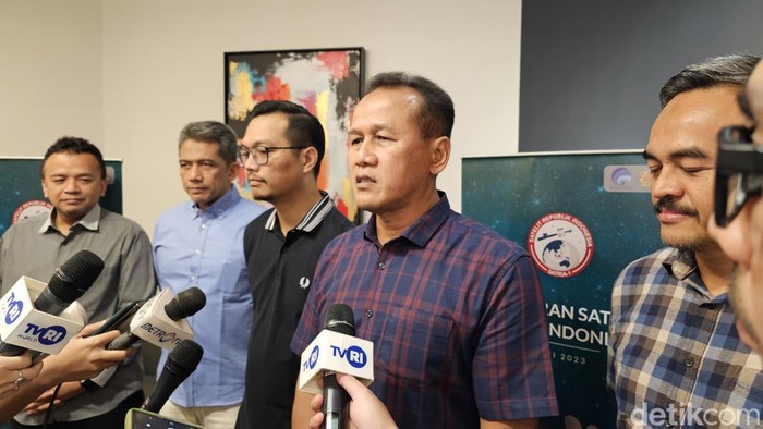 Juru Bicara BAKTI dan Kepala Divisi Satelit Bakti Kominfo, Sri Sanggrama Aradea.