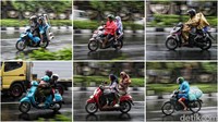 Pihak TMC Polda Metro Jaya juga mengimbau masyarakat untuk tidak menggunakan jas hujan dengan model ponco yang menjuntai. Penggunaan jas hujan dengan jenis ini dikhawatirkan akan membahayakan pengguna jalan jika tersangkut di gerigi roda belakang motor.  