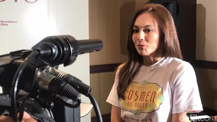 Wulan Guritno salah satu pemeran series Losmen Bu Broto di Jogja, Jumat (16/6/2023).