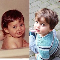 fotoinet wajah anak copy paste orangtua