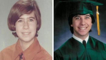 Dari rambut, mata hingga senyumnya benar-benar mirip ayah dan anak ini. (Foto: Brightside)