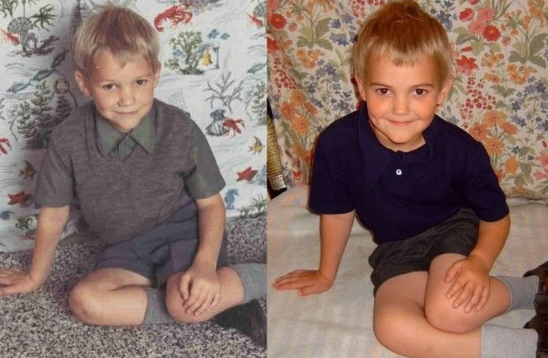 fotoinet wajah anak copy paste orangtua