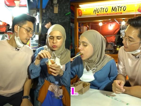 Serunya Pasangan Rizky Kinos dan Nycta Gina Saat Jajan di Belakang GI