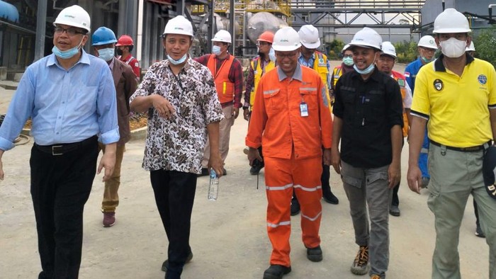 Kunjungan Direktur Bintek Jalan dan Jembatan Kementerian PUPR, Yuda Handita Panjiriawan ke PT KPA pada Jumat (16/6).