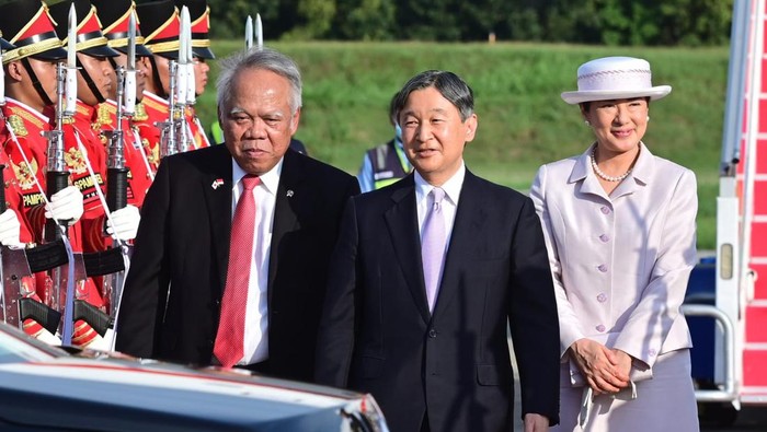Kunjungan perdana Kaisar Jepang Hironomiya Naruhito bersama Permaisuri Masako ke Indonesia