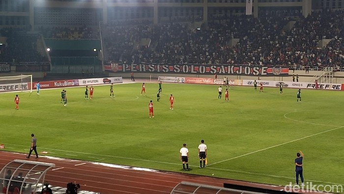 Laga Persis Solo vs Jeonbuk Hyundai Motors FC di Stadion Manahan, Sabtu (17/6/2023).