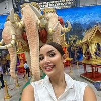 Selain mengikuti kompetisi, ia memanfaatkan waktunya sekaligus untuk berjalan-jalan.Foto: Instagram