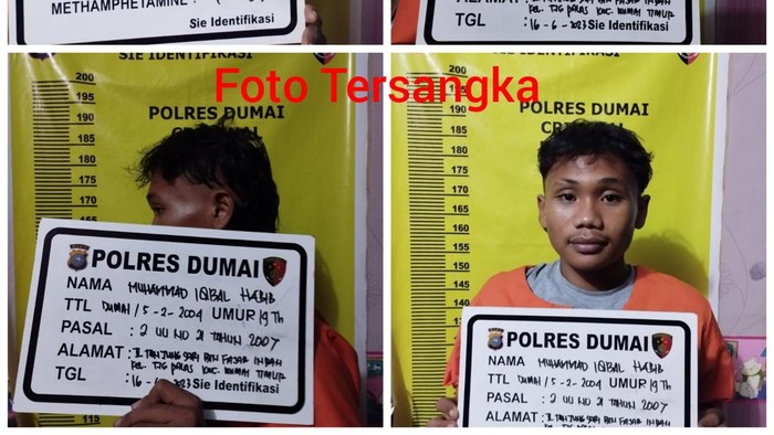 Pelaku saat diamankan polisi. (Foto: Istimewa)