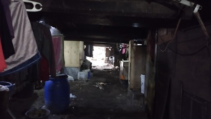 Pemukiman di bawah kolong Tol Angke, Jakbar Pemukiman di bawah kolong Tol Angke, Jakbar